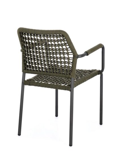 Scaun Rajada Antracit Ja60/Verde cu Cotiere