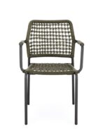 Scaun Rajada Antracit Ja60/Verde cu Cotiere