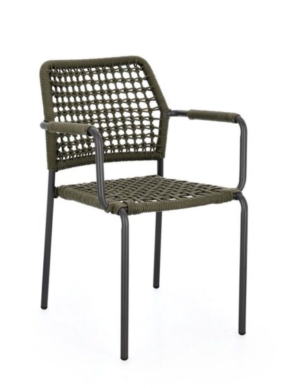 Scaun Rajada Antracit Ja60/Verde cu Cotiere