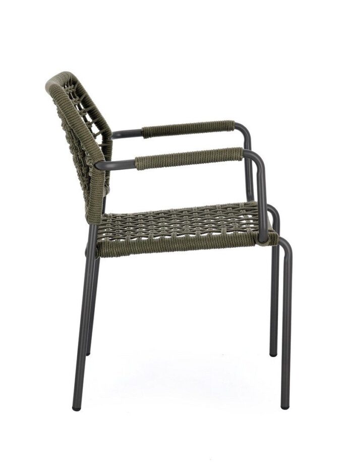 Scaun Rajada Antracit Ja60/Verde cu Cotiere