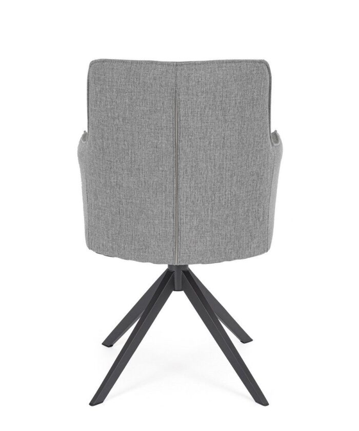 Scaun Rotativ Skagen Antracit cu Cotiere