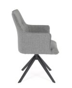 Scaun Rotativ Skagen Antracit cu Cotiere