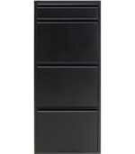 PANTOFAR CARUSO 3 PLUS 1 NEGRU
