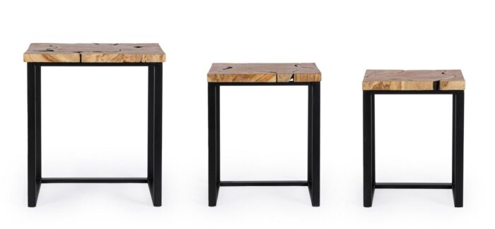 Set 3 Măsuțe De Cafea Elwood