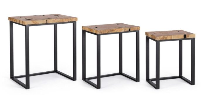 Set 3 Măsuțe De Cafea Elwood