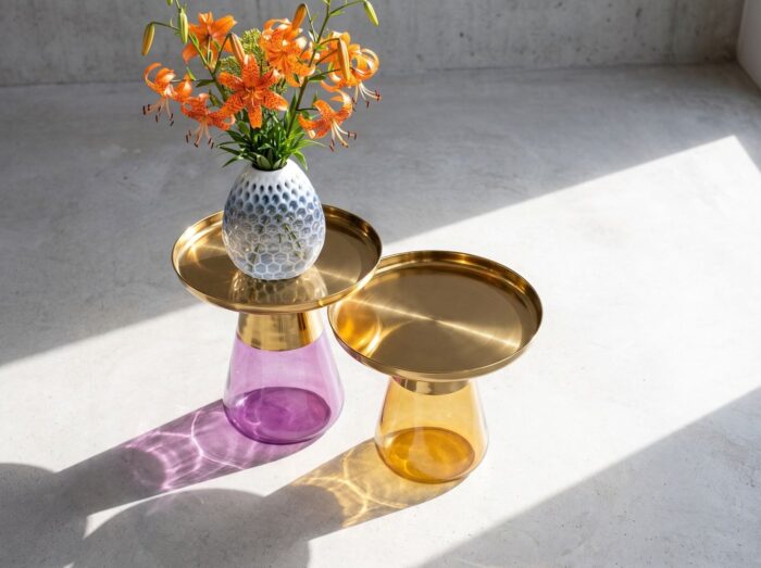 MĂSUȚĂ BOTTIGLIA GOLD AMBER Ø60CM