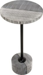 MASUTA AUXILIARA DOMERO DOUBLE NEGRU Ø25 CM
