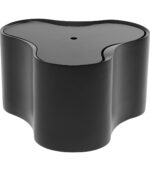 MASUTA AUXILIARA LOTUS NEGRU 30 CM