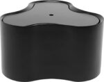 MASUTA AUXILIARA LOTUS NEGRU 30 CM