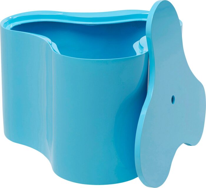 MASUTA AUXILIARA LOTUS LIGHT ALBASTRU 30 CM