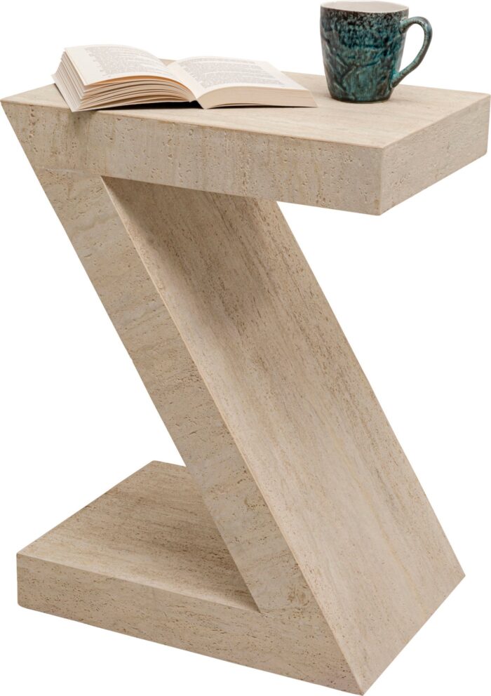 MASUTA AUXILIARA LUXURY Z TRAVERTINE 60 CM