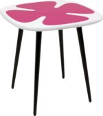 MASUTA AUXILIARA PETAL ROZ 60X60 CM