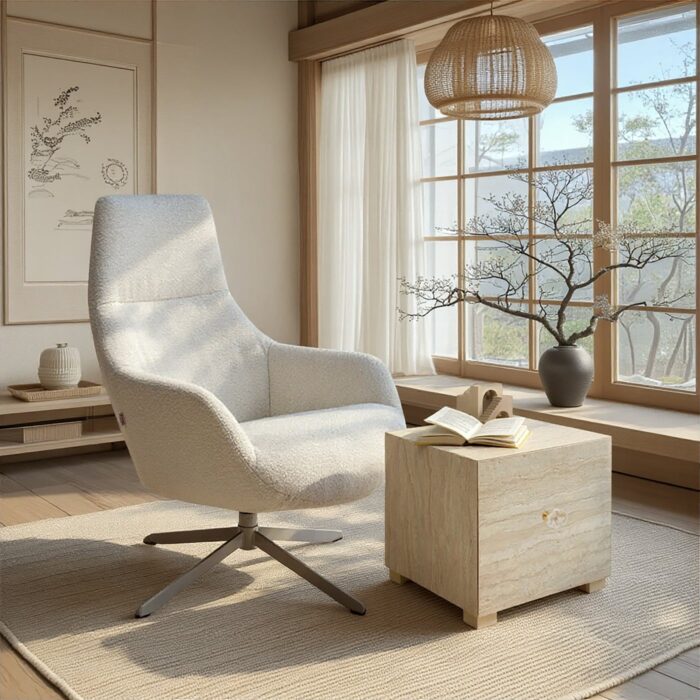 MASUTA TRAVERTINO DRAWER 45X45CM