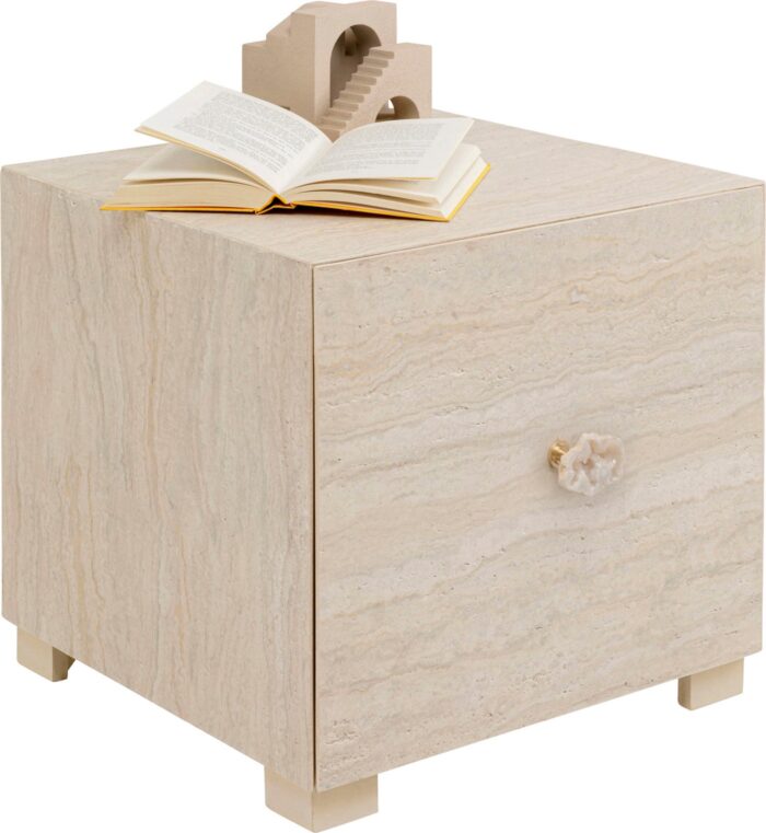 MASUTA TRAVERTINO DRAWER 45X45CM