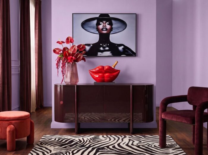 COMODA BLACK CHERRY 180X80CM