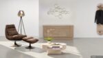 BUFET GROOVE TAUPE 160X76CM