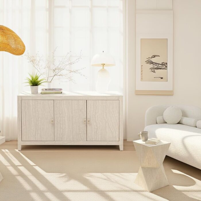 COMODA TRAVERTINO 140X77CM