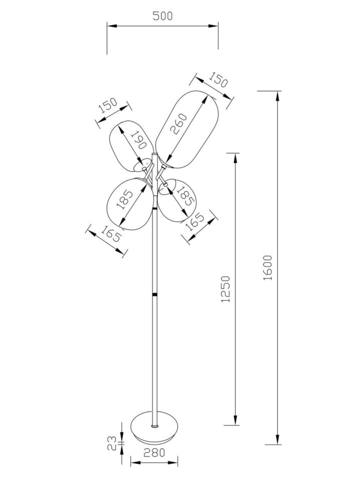 LAMPADAR BALLOON DANCE 160 CM