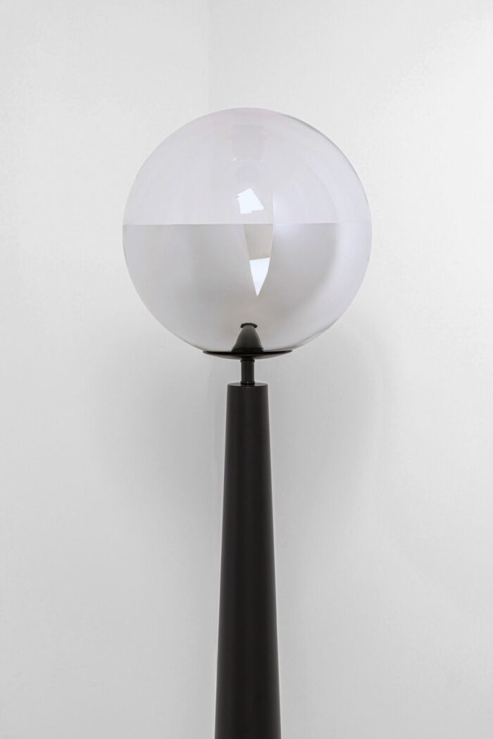 LAMPADAR DISCO BALL NEGRU 163 CM