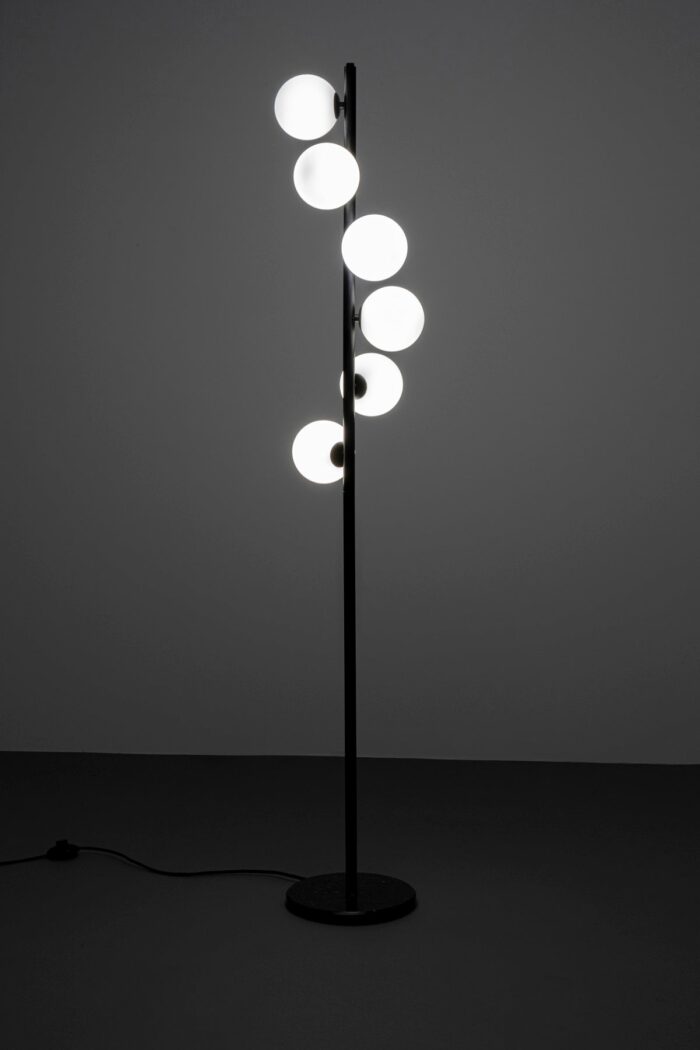 LAMPADAR SCALA BALLS MILKY NEGRU 160 CM