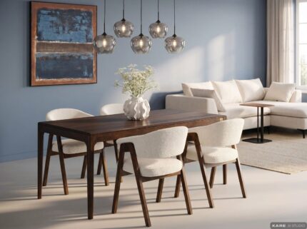 MASA DIN LEMN BROOKLYN WALNUT 160X80 CM
