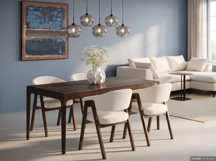 MASA DIN LEMN BROOKLYN WALNUT 160X80 CM
