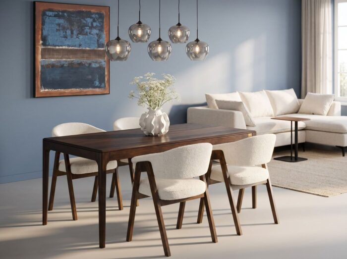 MASA DIN LEMN BROOKLYN WALNUT 160X80 CM