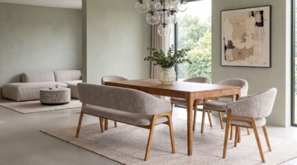 MASA DE DINING BROOKLYN NATURE 200X100 CM