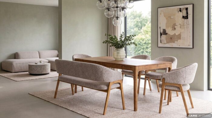 MASA DE DINING BROOKLYN NATURE 200X100 CM