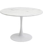 MASA SCHICKERIA MARBLE ALB Ø110CM