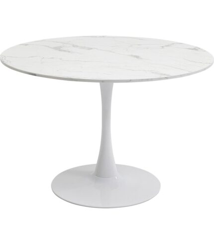 MASA SCHICKERIA MARBLE ALB Ø110CM