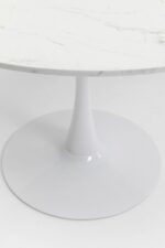 MASA SCHICKERIA MARBLE ALB Ø110CM