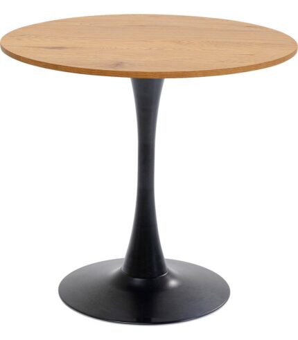MASA SCHICKERIA OAK NEGRU Ø80 CM