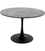 MASA SCHICKERIA MARBLE NEGRU Ø110CM