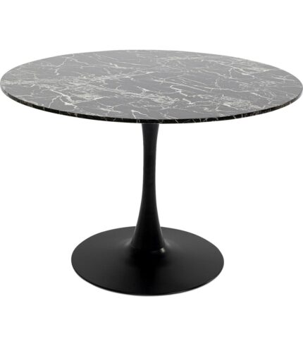 MASA SCHICKERIA MARBLE NEGRU Ø110CM