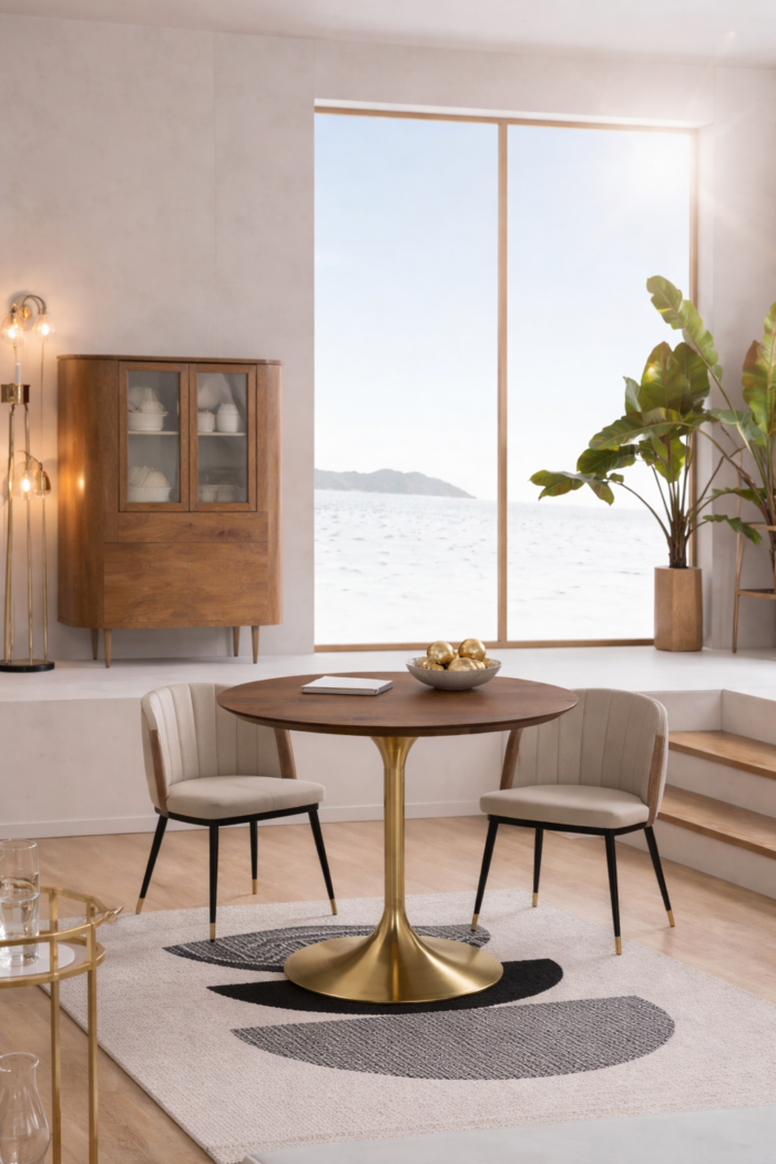 MASA ROTUNDA INVITATION MARO AURIE Ø90 CM