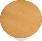 MASA ROTUNDA INVITATION STEJAR-ALB Ø90 CM