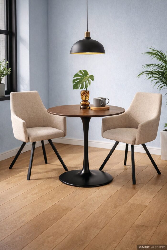 MASA INVITATION WALNUT NEAGRA Ø90CM