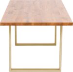 MASA JACKIE OAK BRASS 160X79