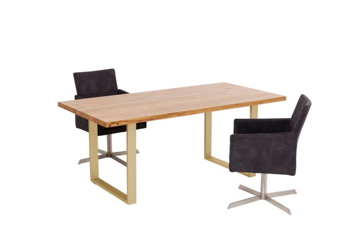 MASA JACKIE OAK BRASS 160X79
