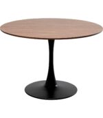 MASA SCHICKERIA WALNUT PRINT NEGRU Ø110CM