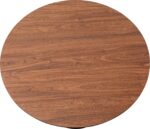 MASA SCHICKERIA WALNUT PRINT NEGRU Ø110CM