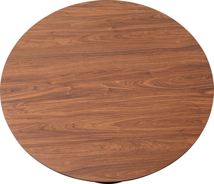 MASA SCHICKERIA WALNUT PRINT NEGRU Ø110CM