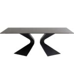 MASA DE EXTERIOR GLORIA NEAGRA BLAT CERAMIC 180X90 CM