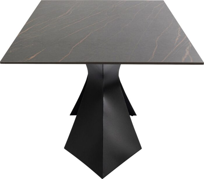 MASA DE EXTERIOR GLORIA NEAGRA BLAT CERAMIC 180X90 CM