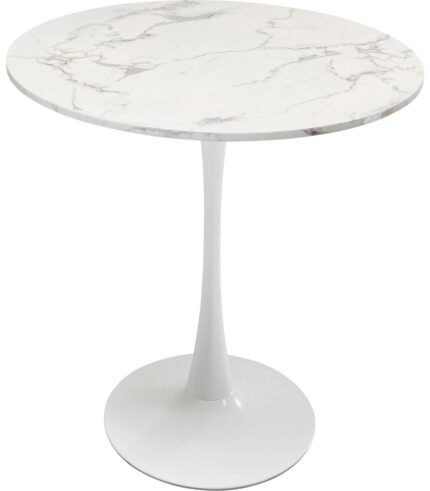 MASA SCHICKERIA MARBLE ALB Ø80CM