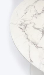 MASA SCHICKERIA MARBLE ALB Ø80CM