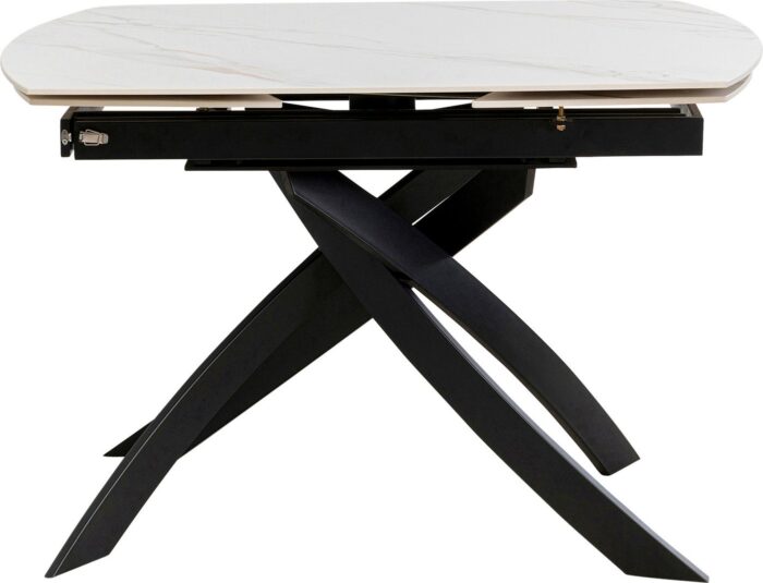 MASA EXTENSIBILA CU BLAT DIN CERAMICA TWIST ONYX 120 X90CM