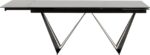 MASA EXTENSIBILA CU BLAT DIN CERAMICA SANDRA 180 X90 CM