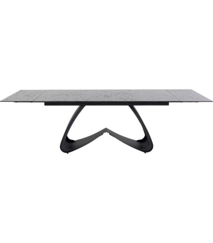 MASA EXTENSIBILA CU BLAT DE STICLA BELLAGIO 180 X95 CM